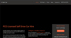 Desktop Screenshot of chauffeurrentals.com